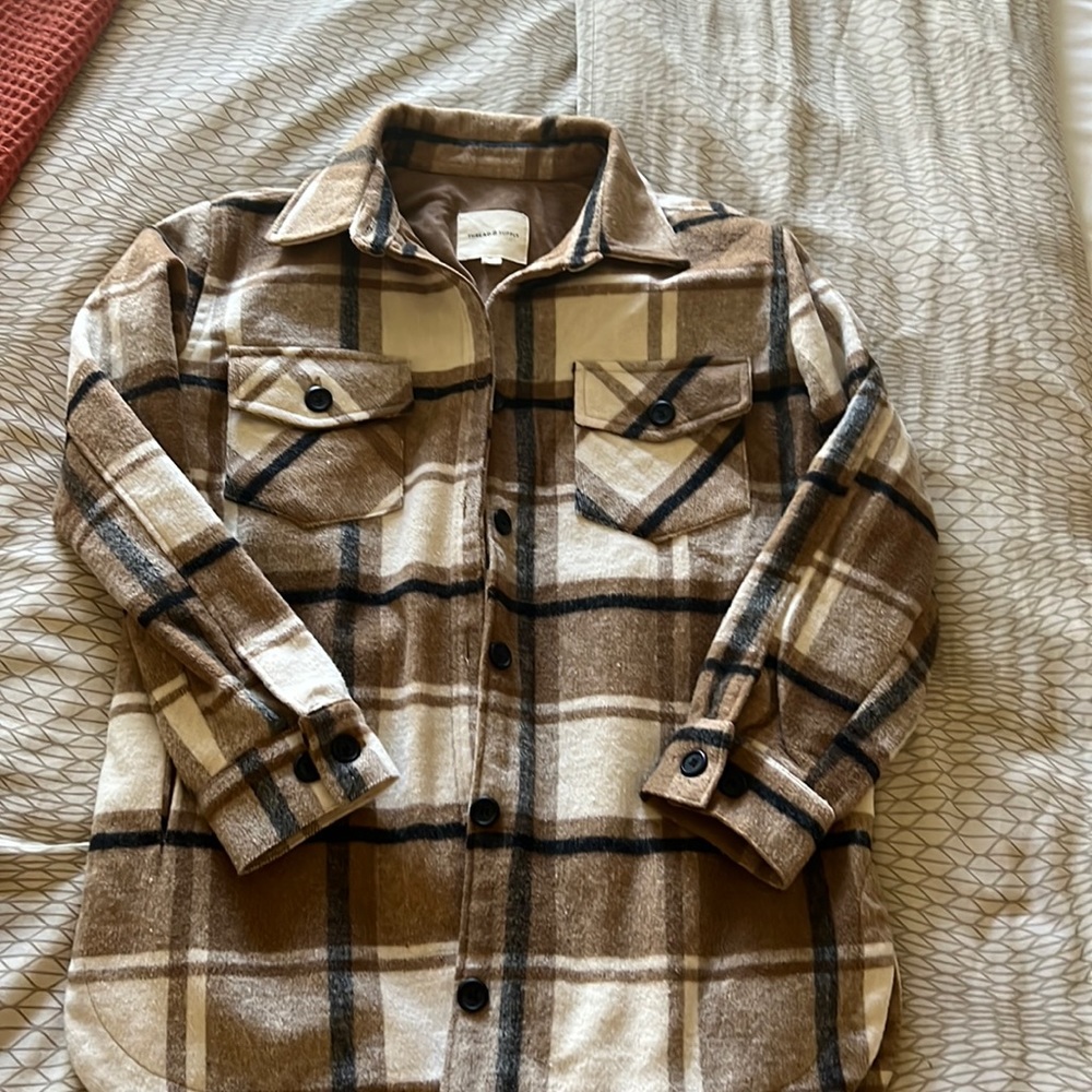 Plaid Oversized Shacket
